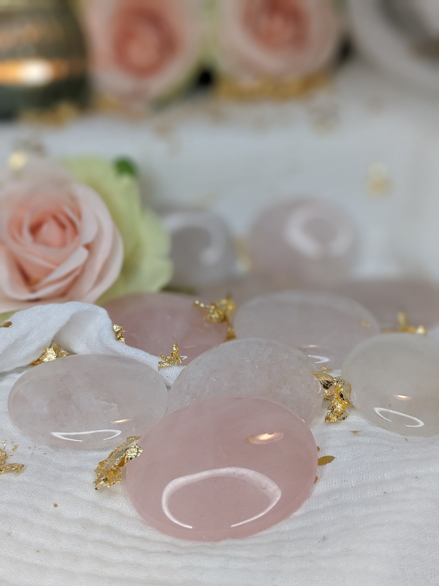 Galet de quartz rose Qualité extra