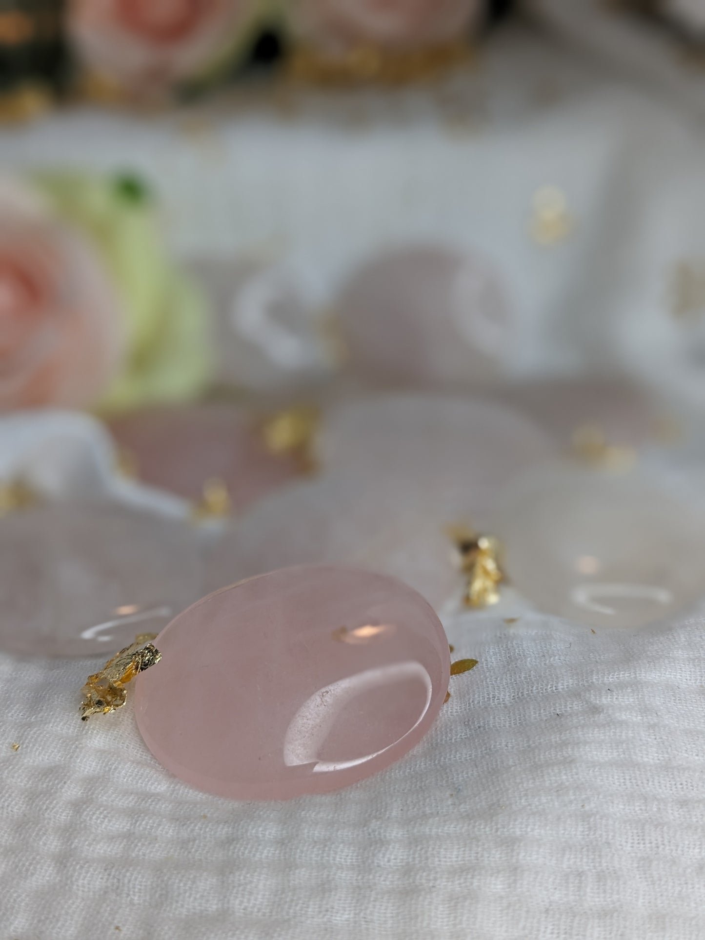 Galet de quartz rose Qualité extra