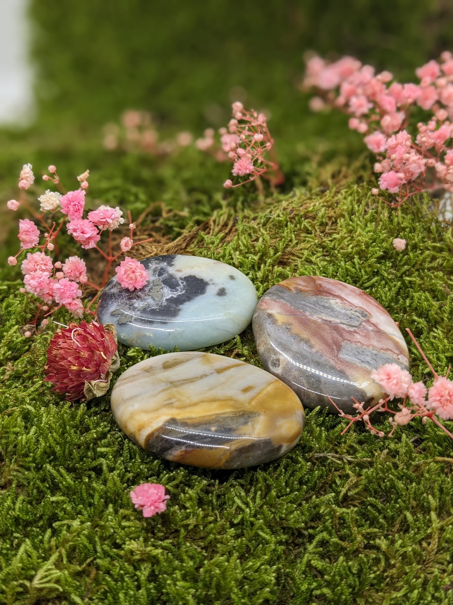Galet d'amazonite Qualité A