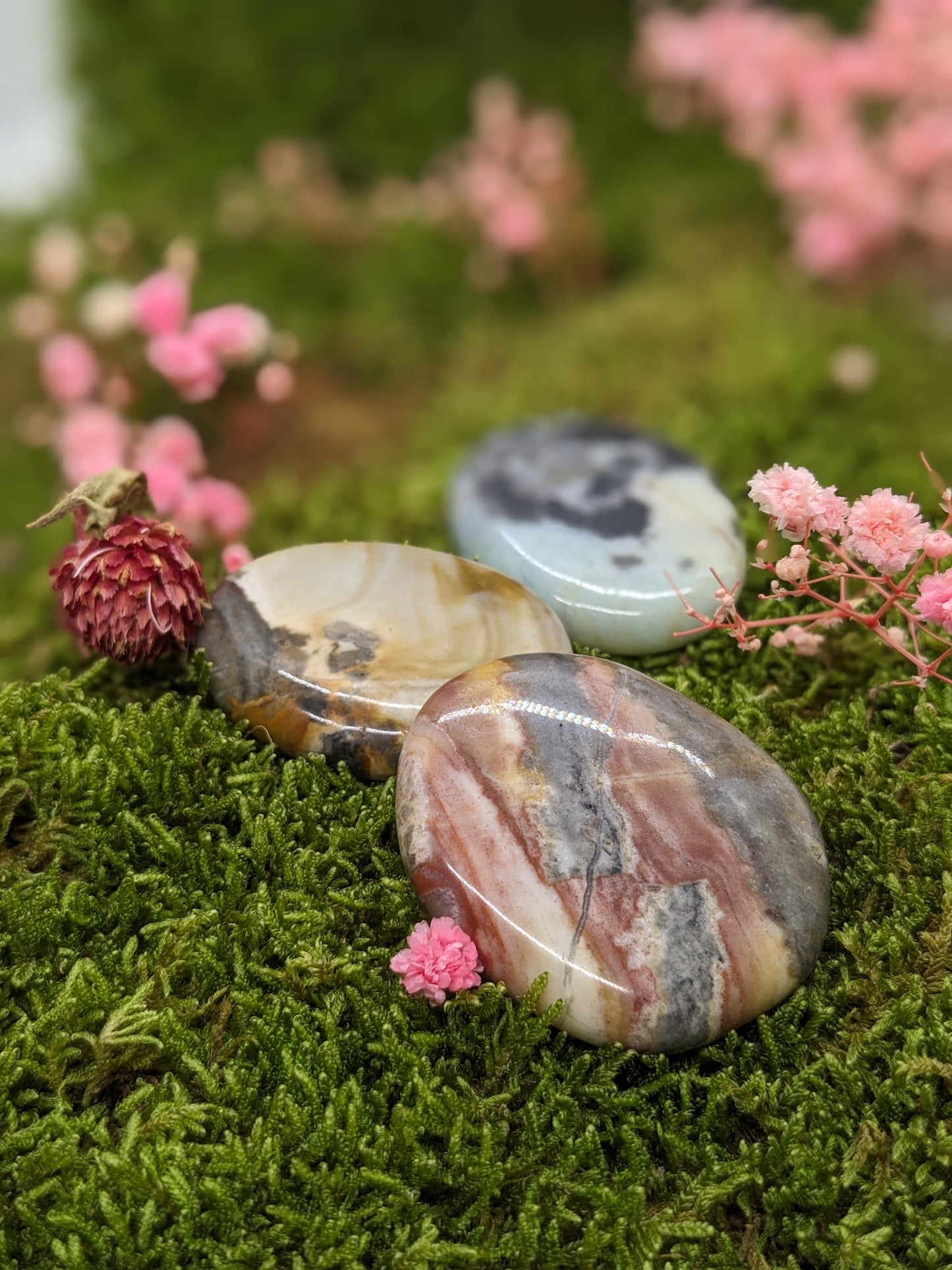 Galet d'amazonite Qualité A