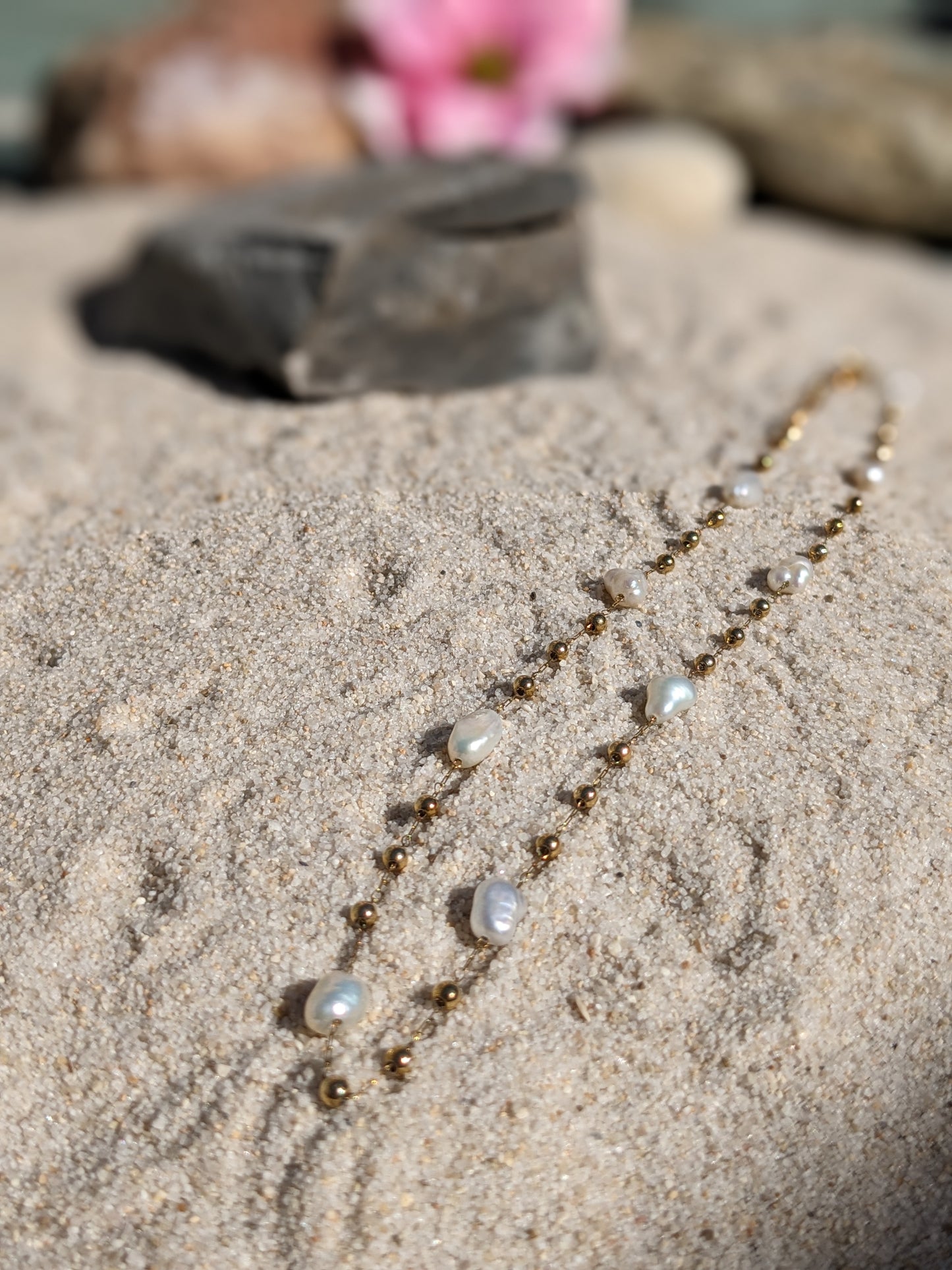 Collier perle d'eau douce
