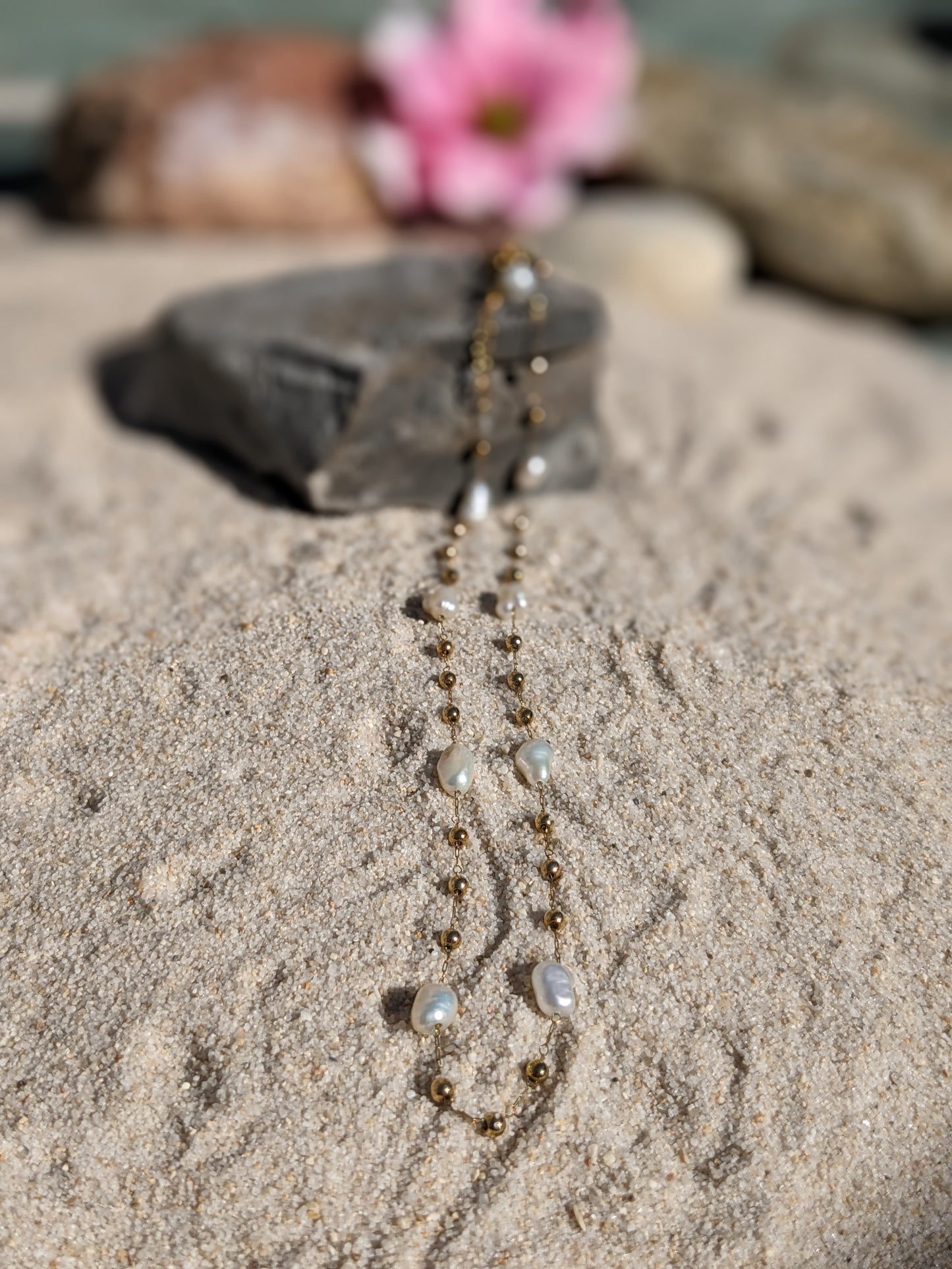Collier perle d'eau douce