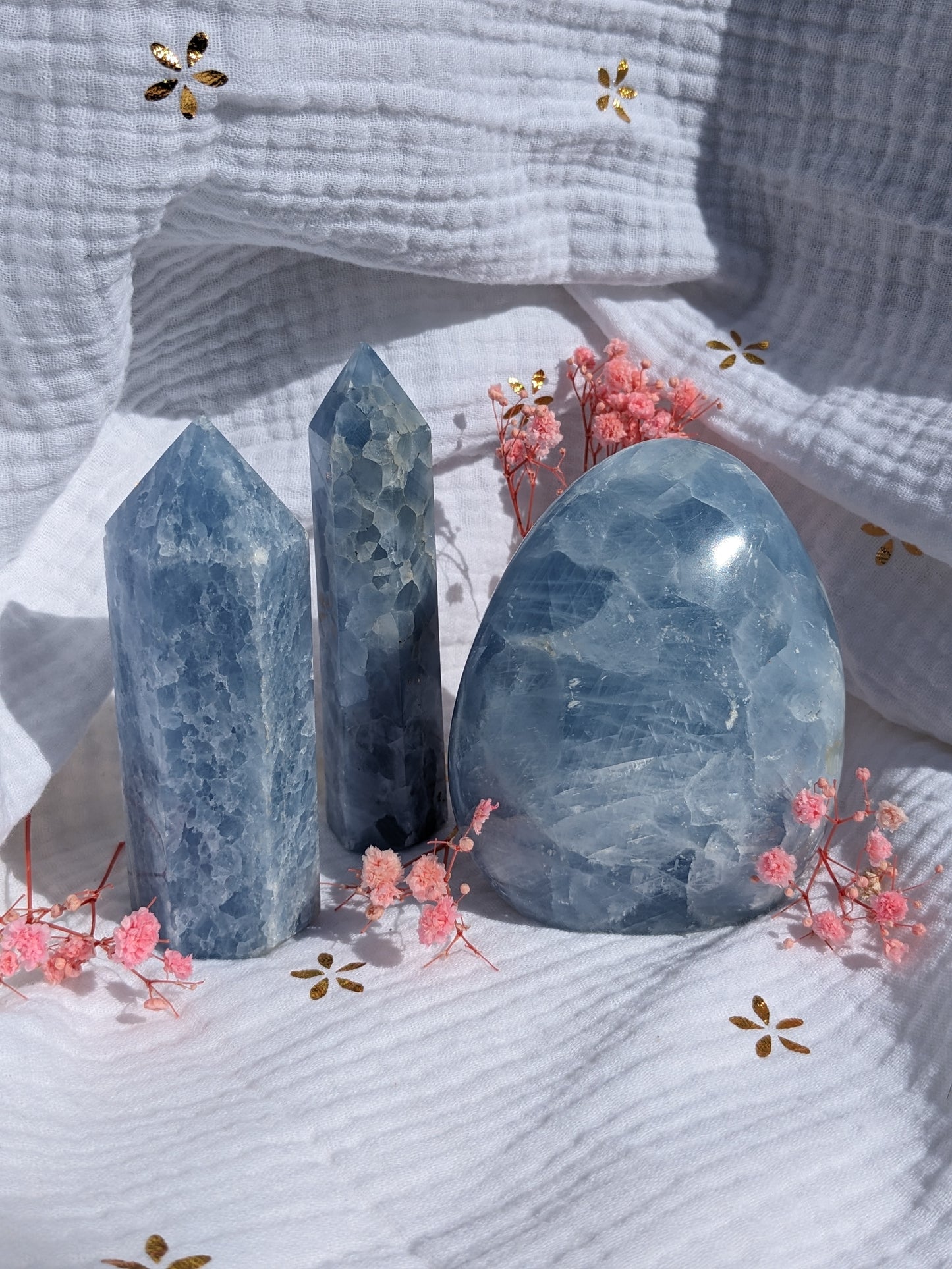 Calcite bleue Forme libre