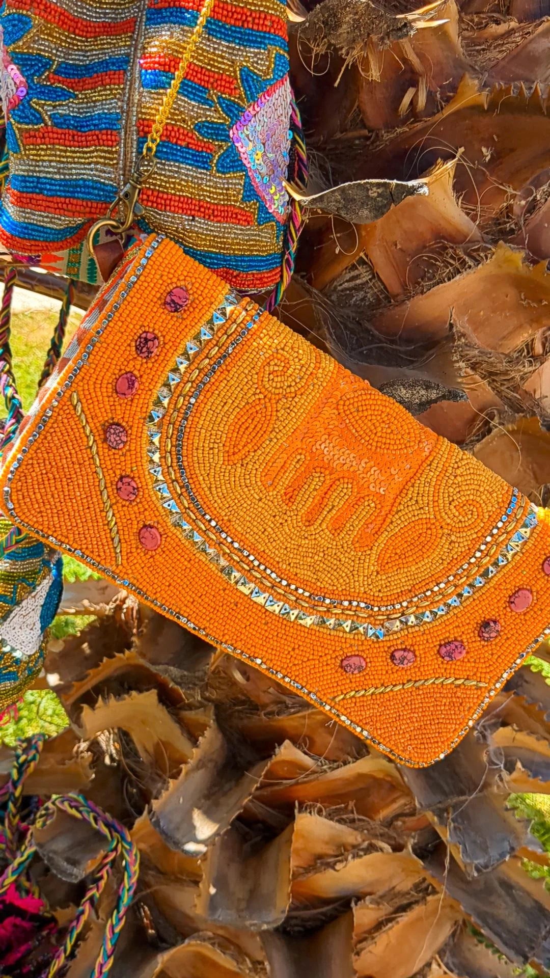 Pochette l'exotique Orange 🧡🏵️💛