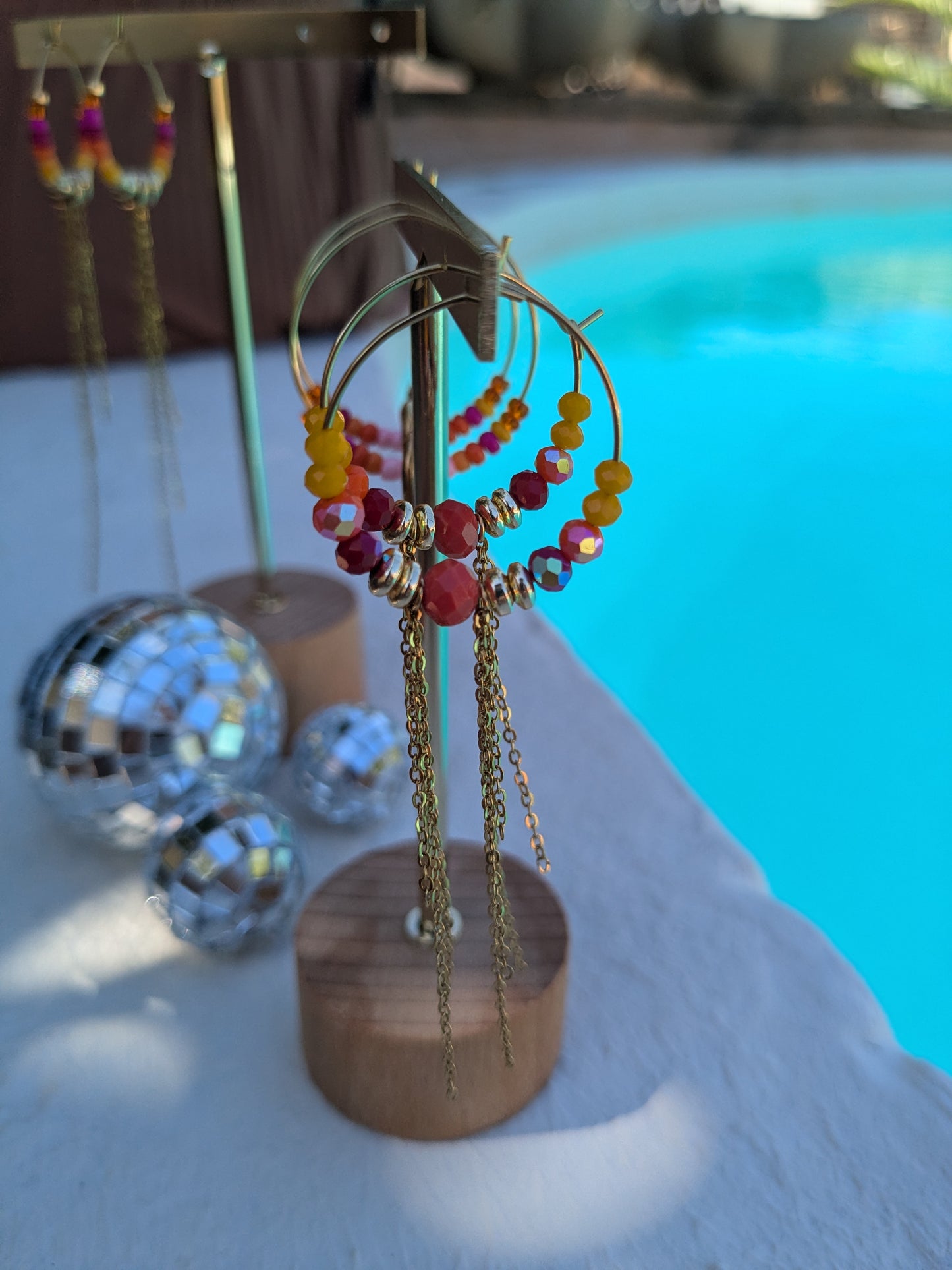 Boucle d'oreille SunSet double ☀️