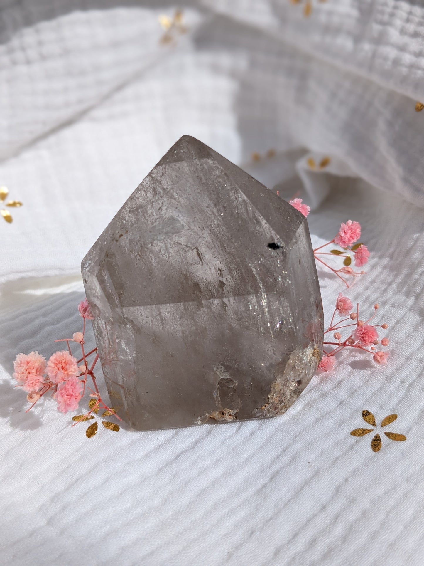 Obélisque de Quartz fumé
