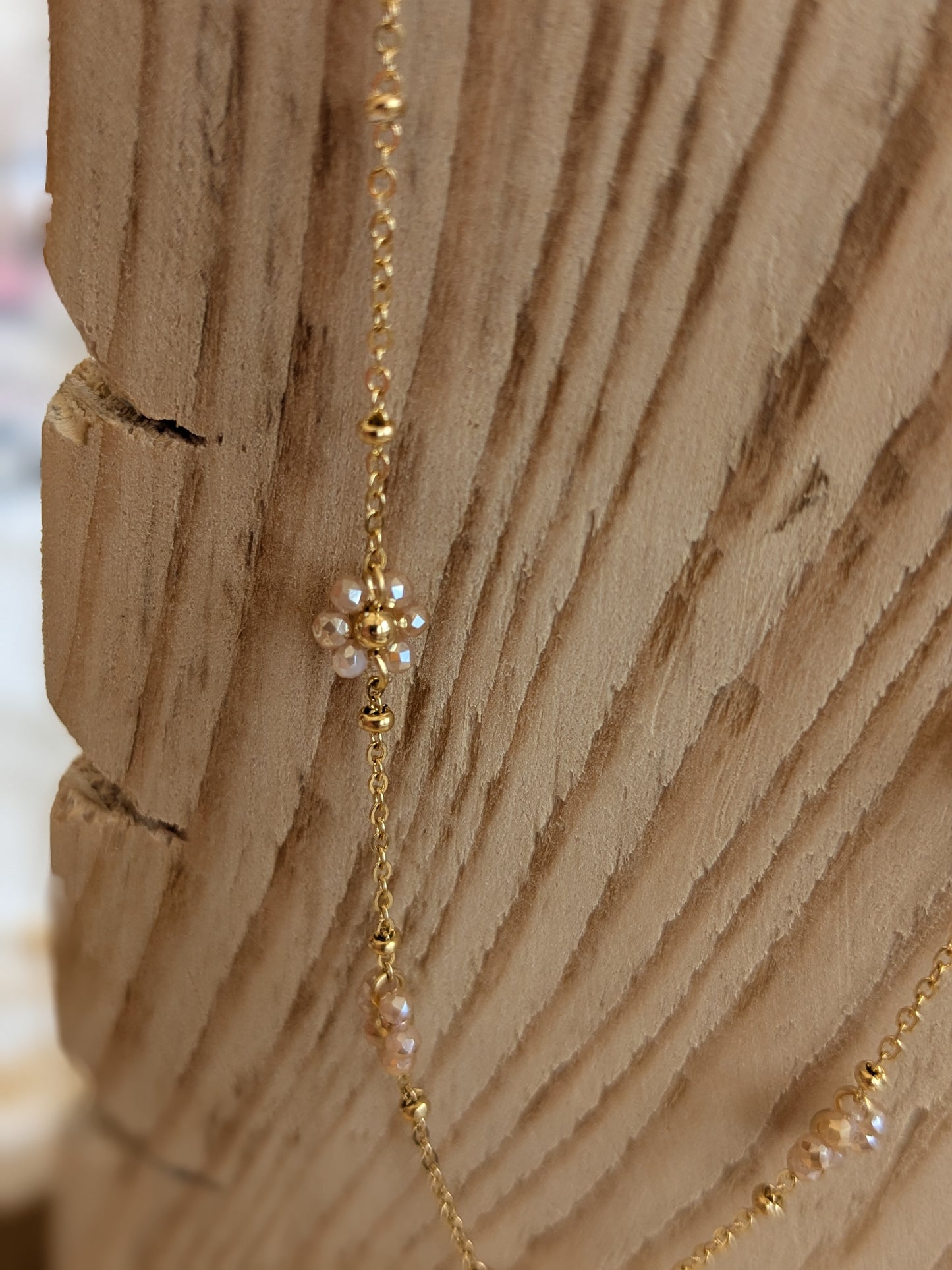 Collier Marguerite doré 🌸