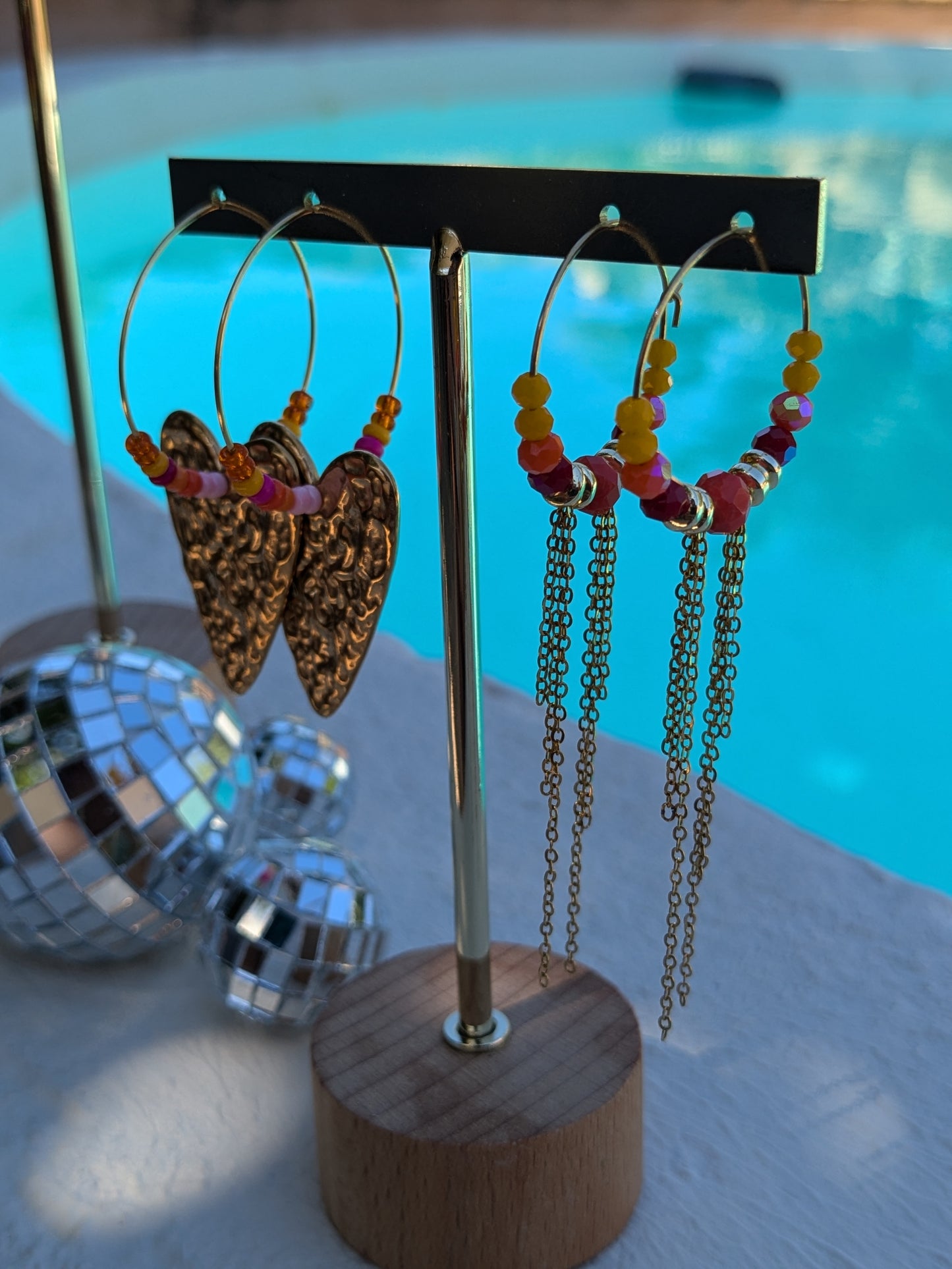 Boucle d'oreille SunSet double ☀️