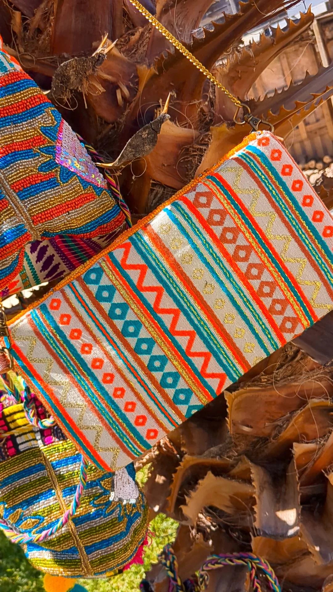 Pochette l'exotique Orange 🧡🏵️💛