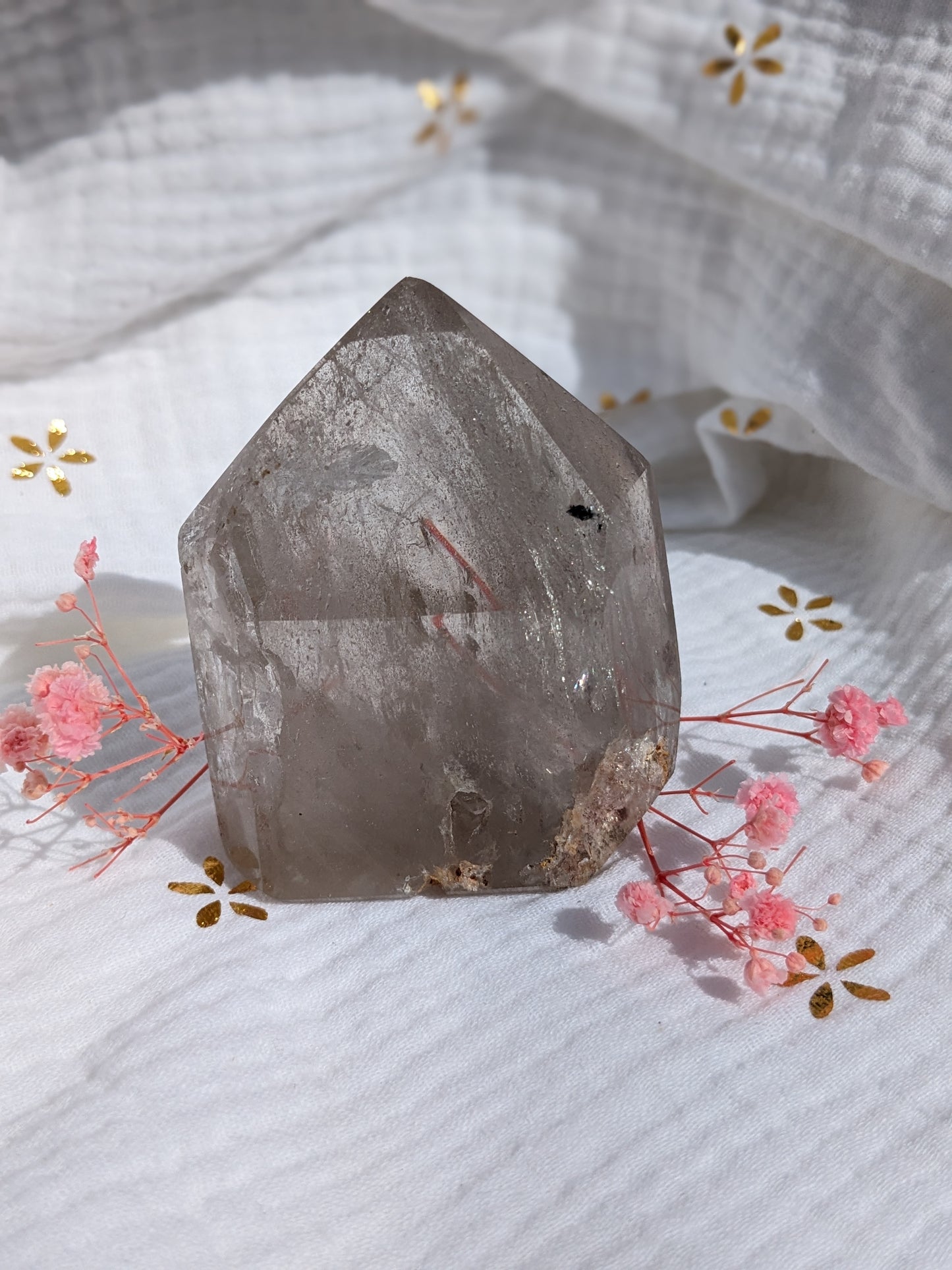 Obélisque de Quartz fumé