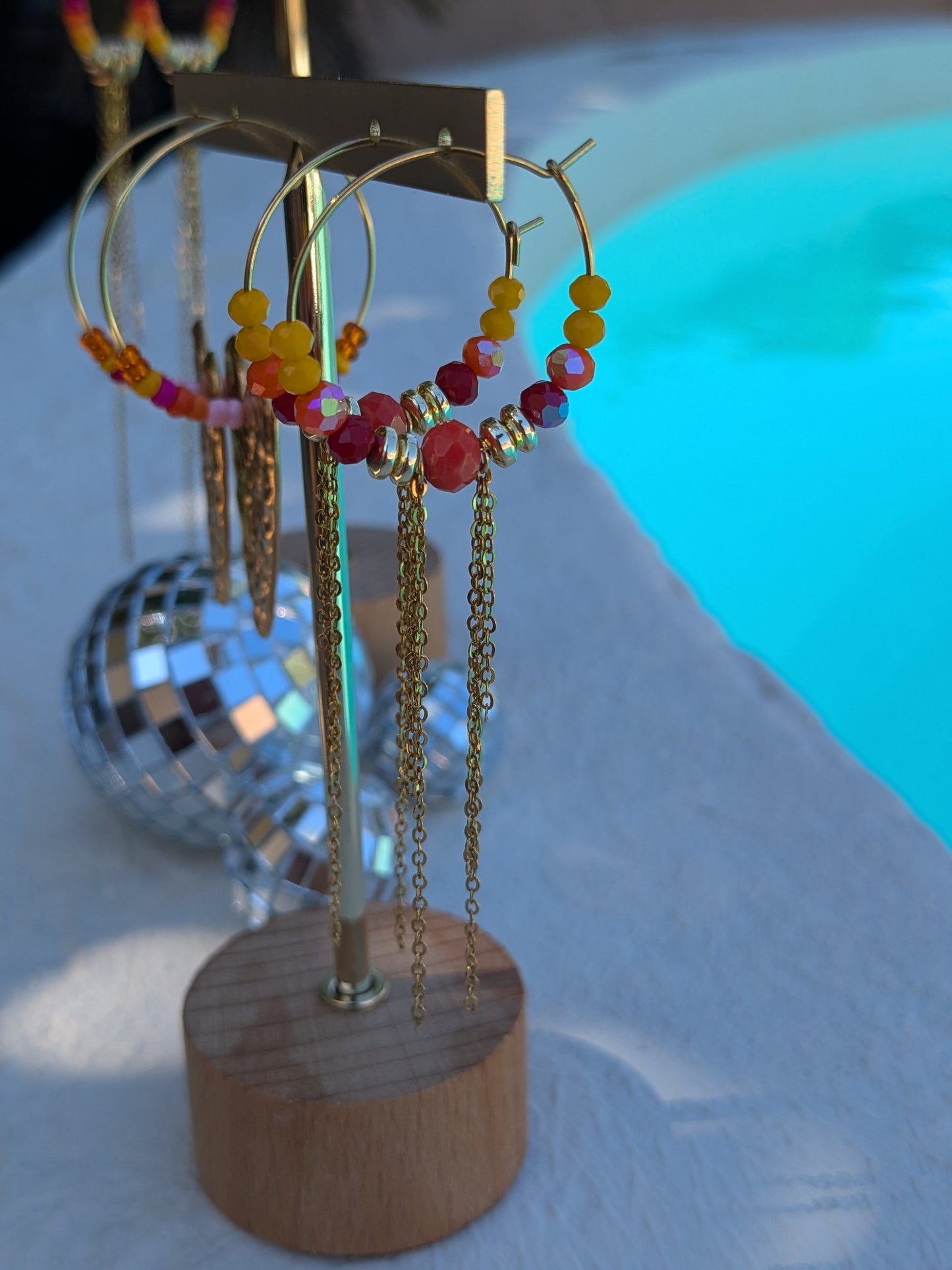 Boucle d'oreille SunSet double ☀️