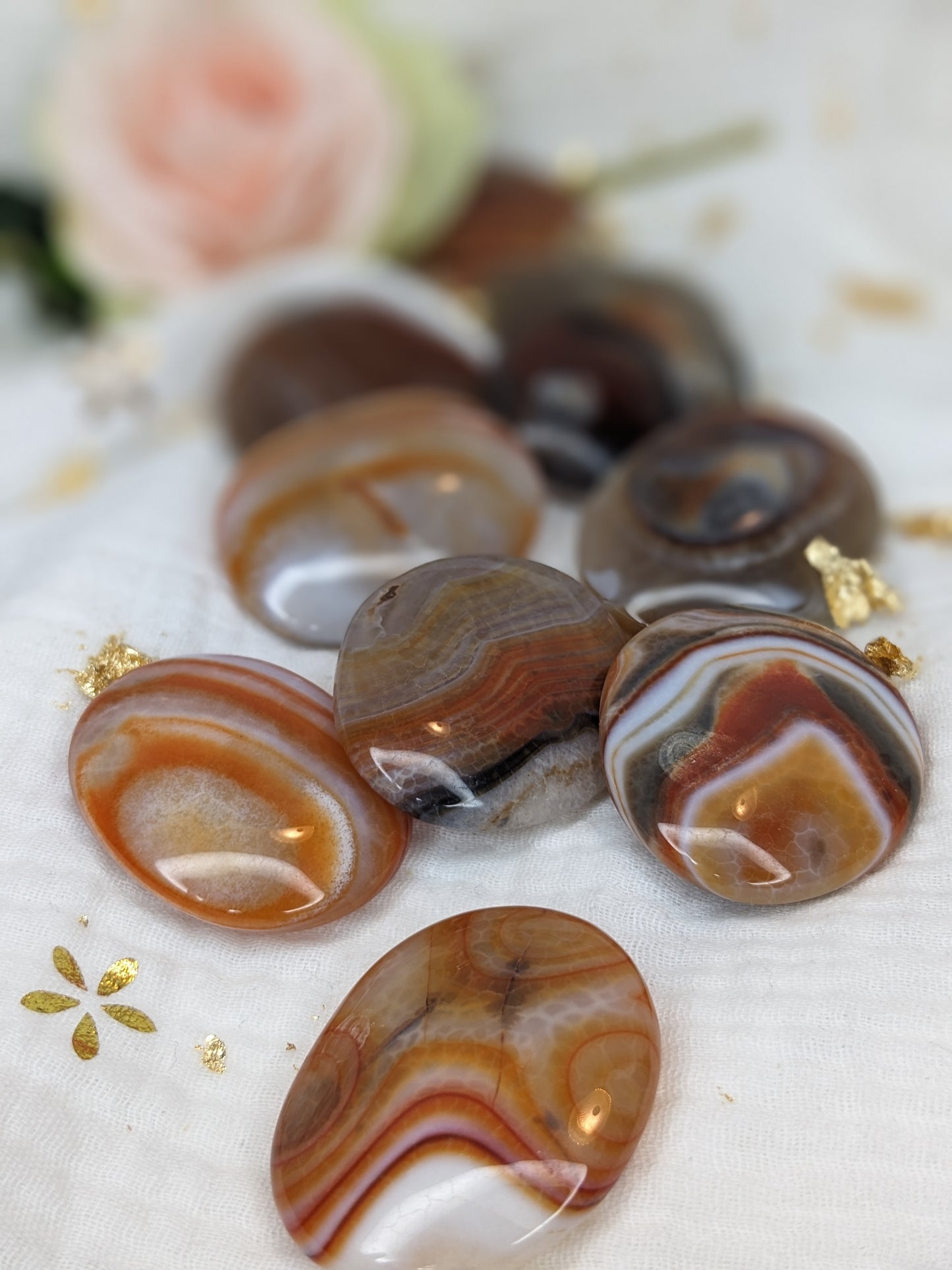 Galet agate feu 🔥