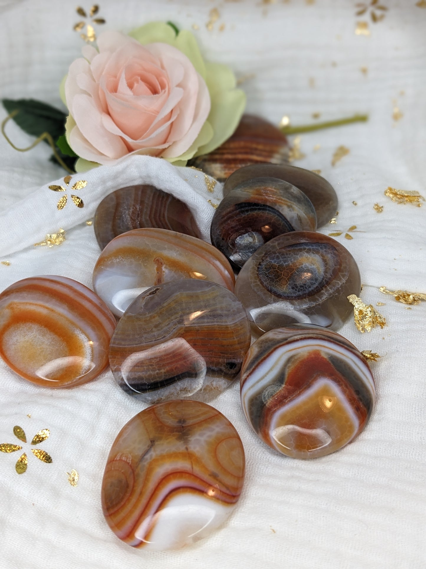Galet agate feu 🔥
