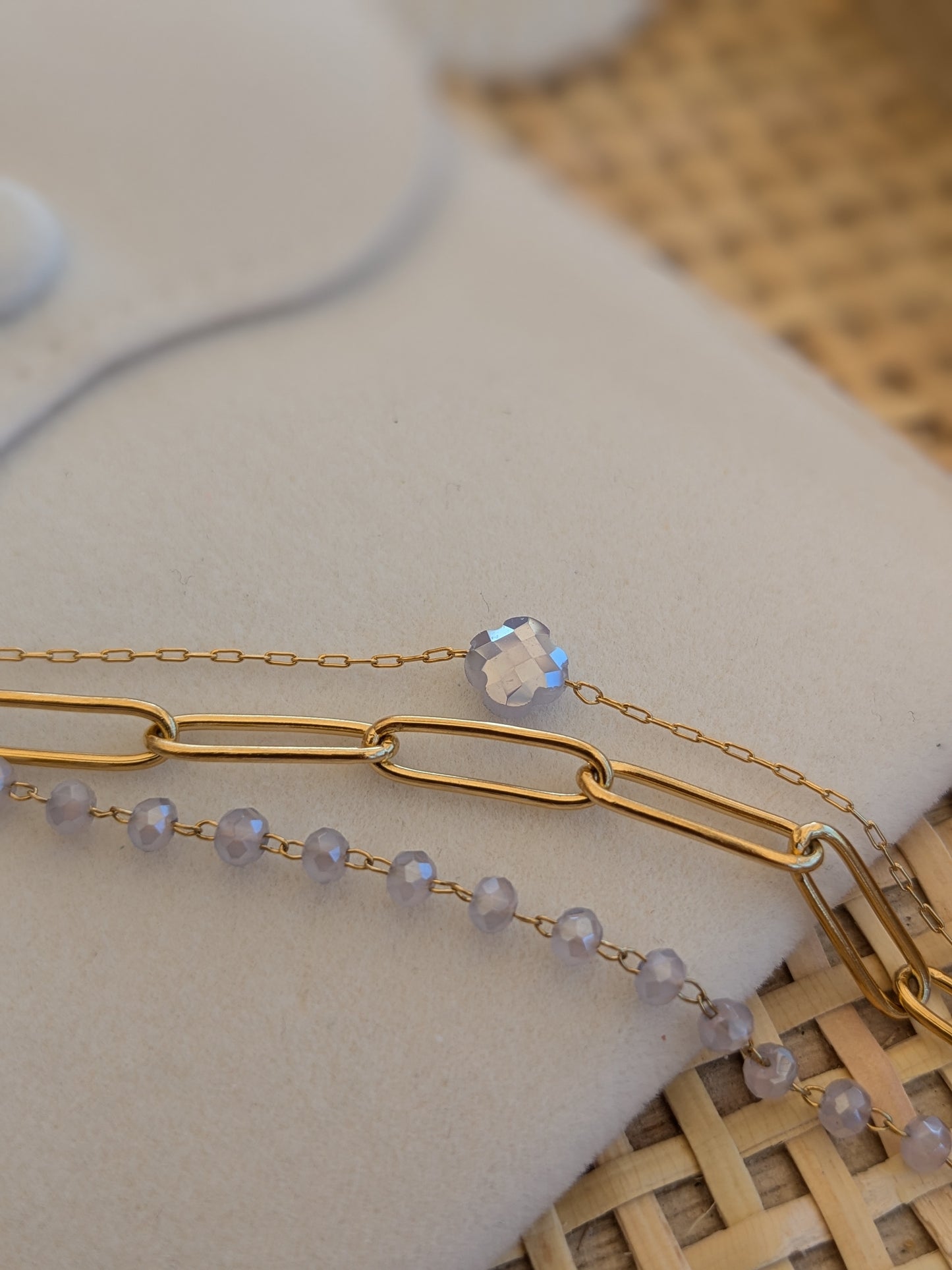 Bracelet collection SunSet Lovers bleu pastel