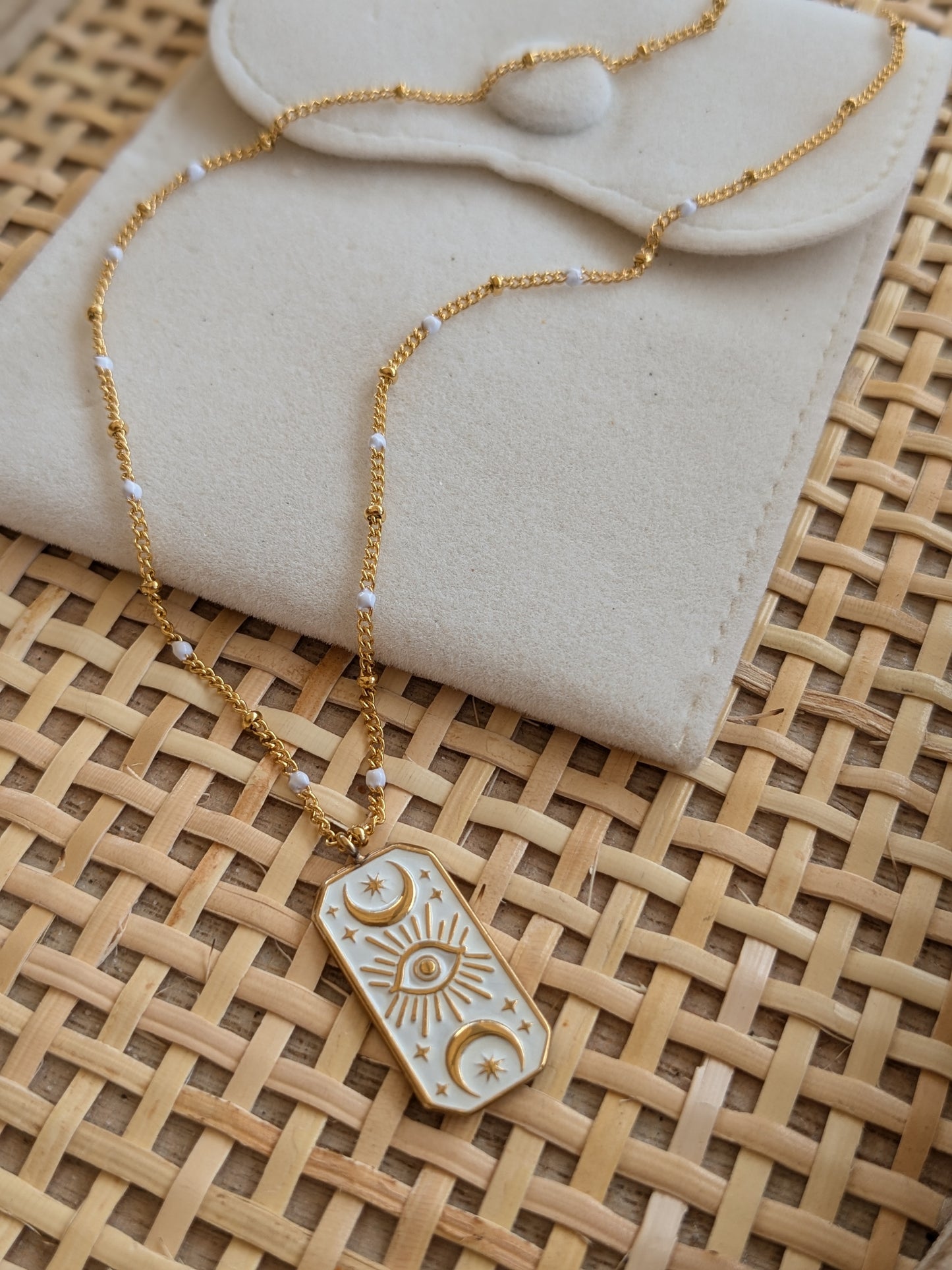 Collier plaquette 🌛🧿🌜