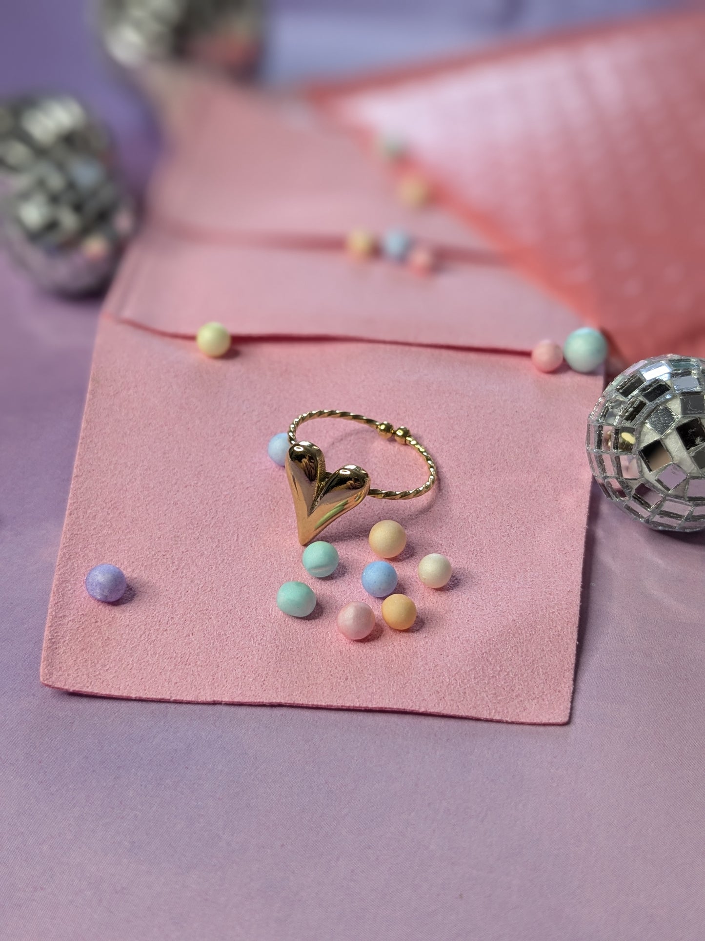 Bague coeur