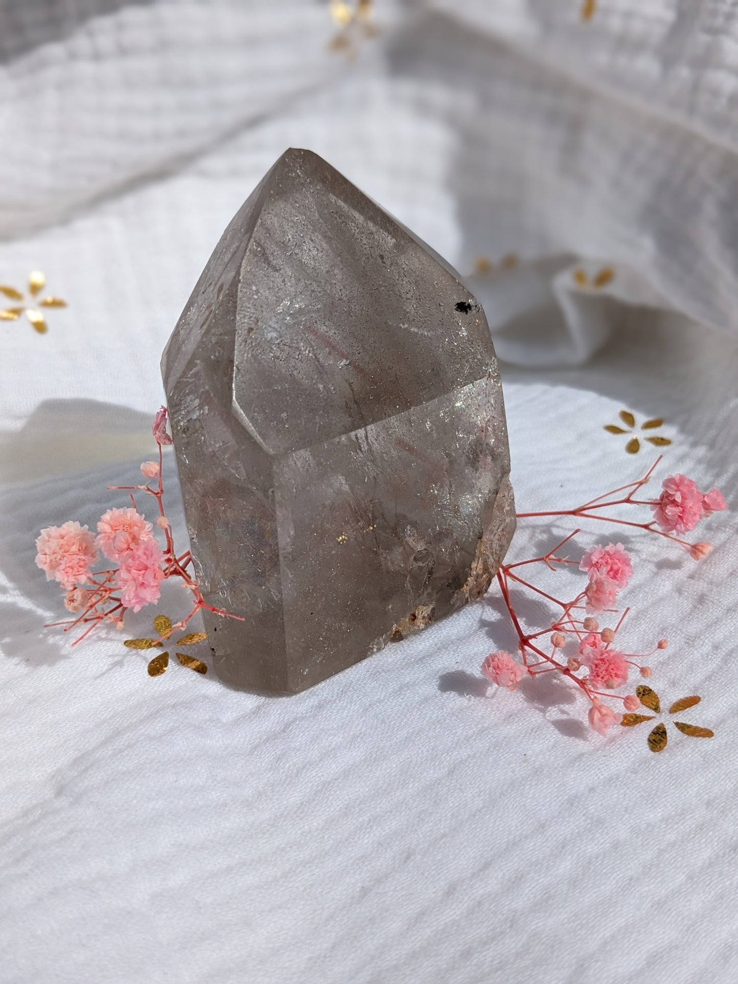 Obélisque de Quartz fumé