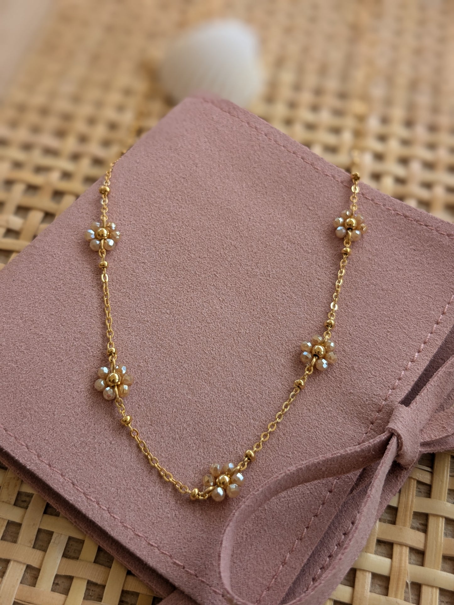 Collier Marguerite doré 🌸