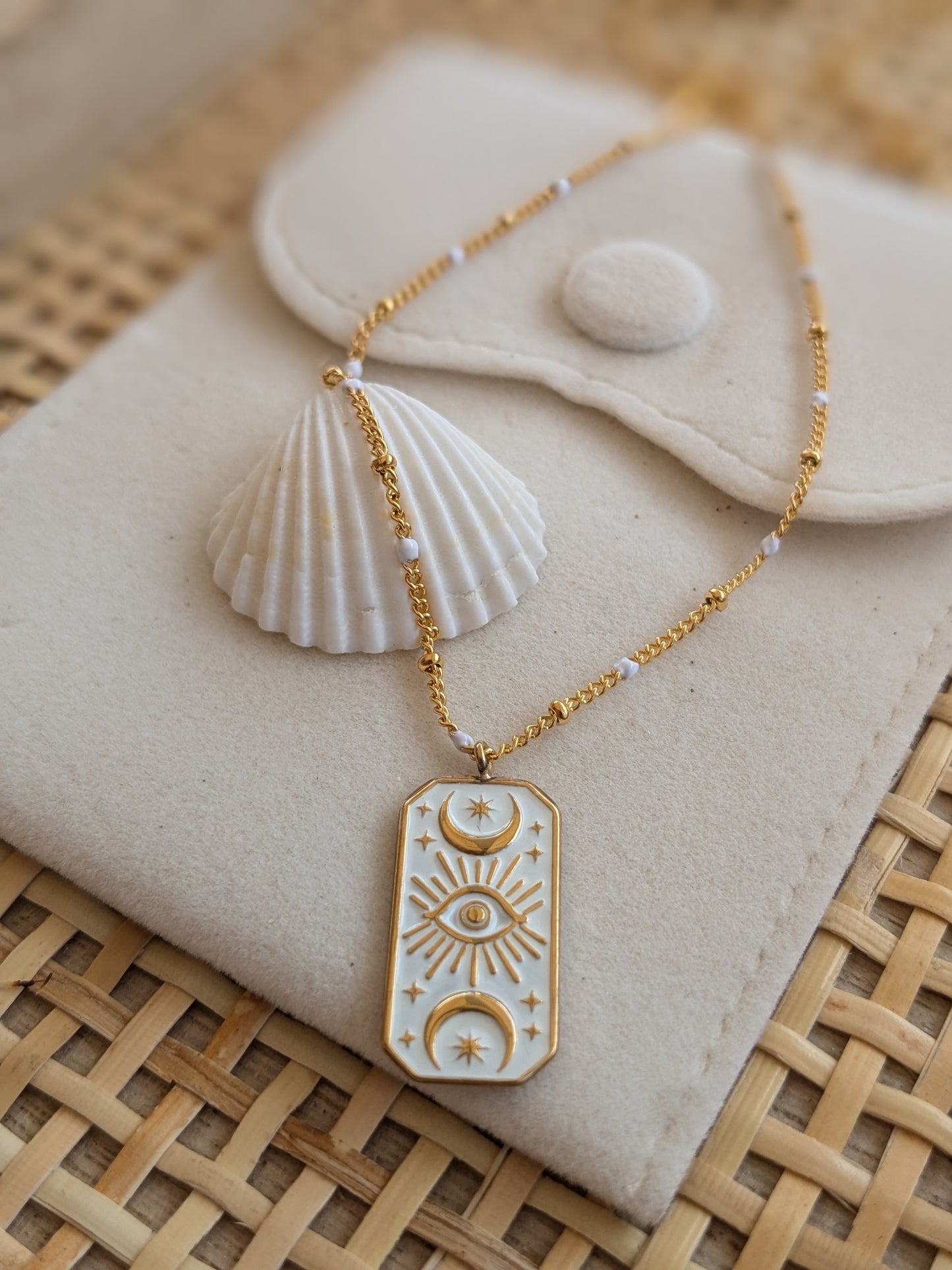 Collier plaquette 🌛🧿🌜
