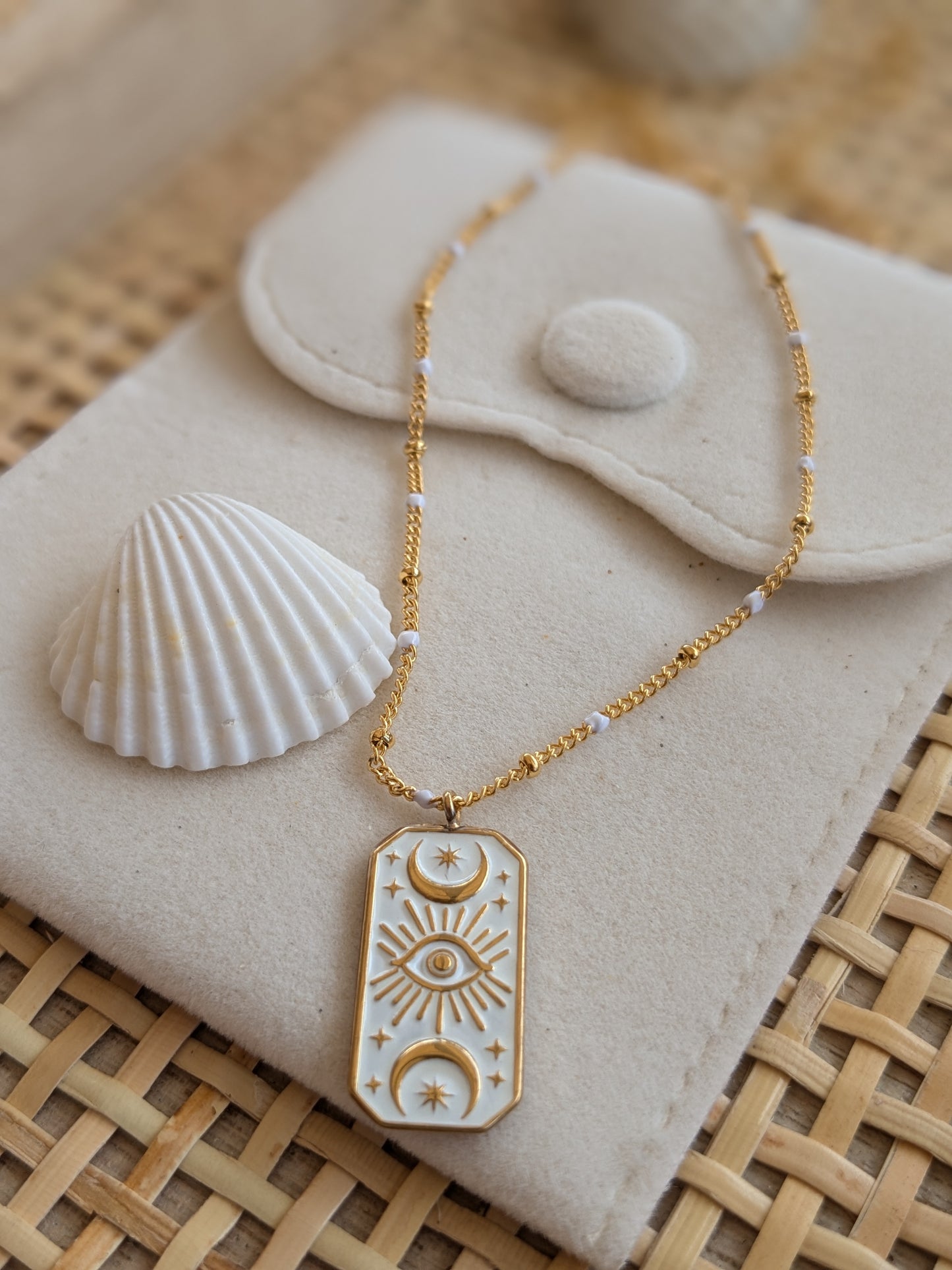 Collier plaquette 🌛🧿🌜