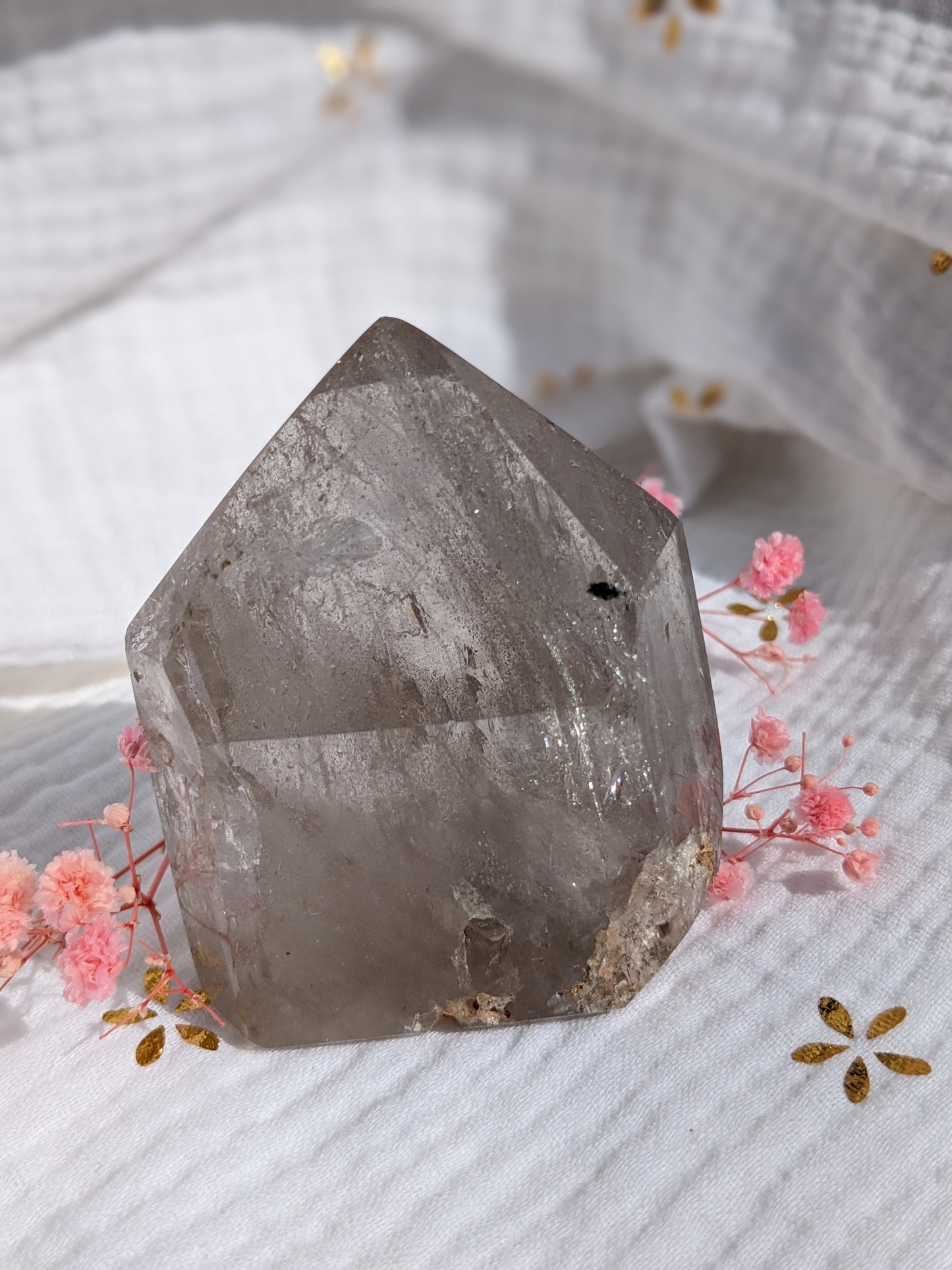 Obélisque de Quartz fumé