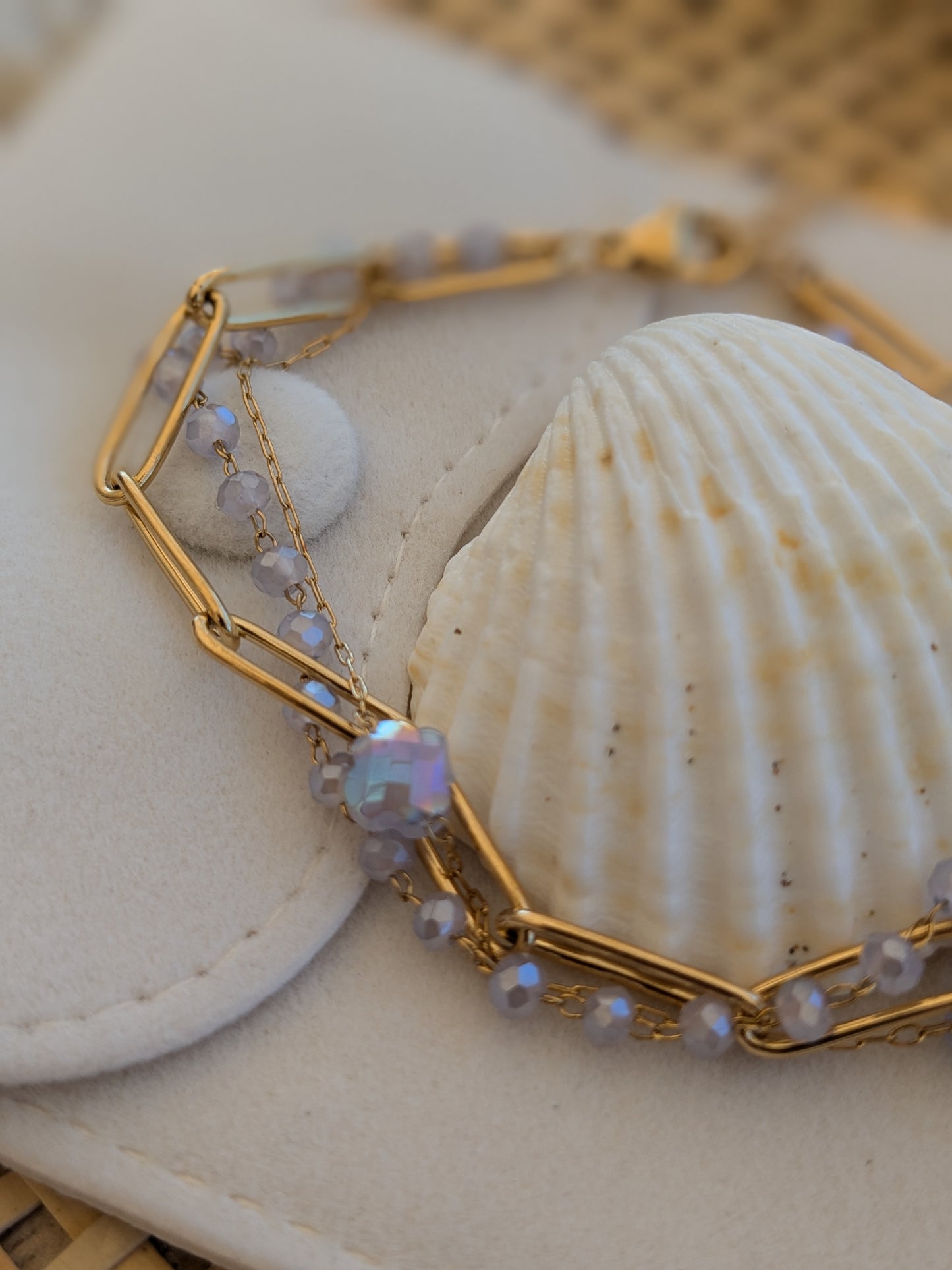 Bracelet collection SunSet Lovers bleu pastel