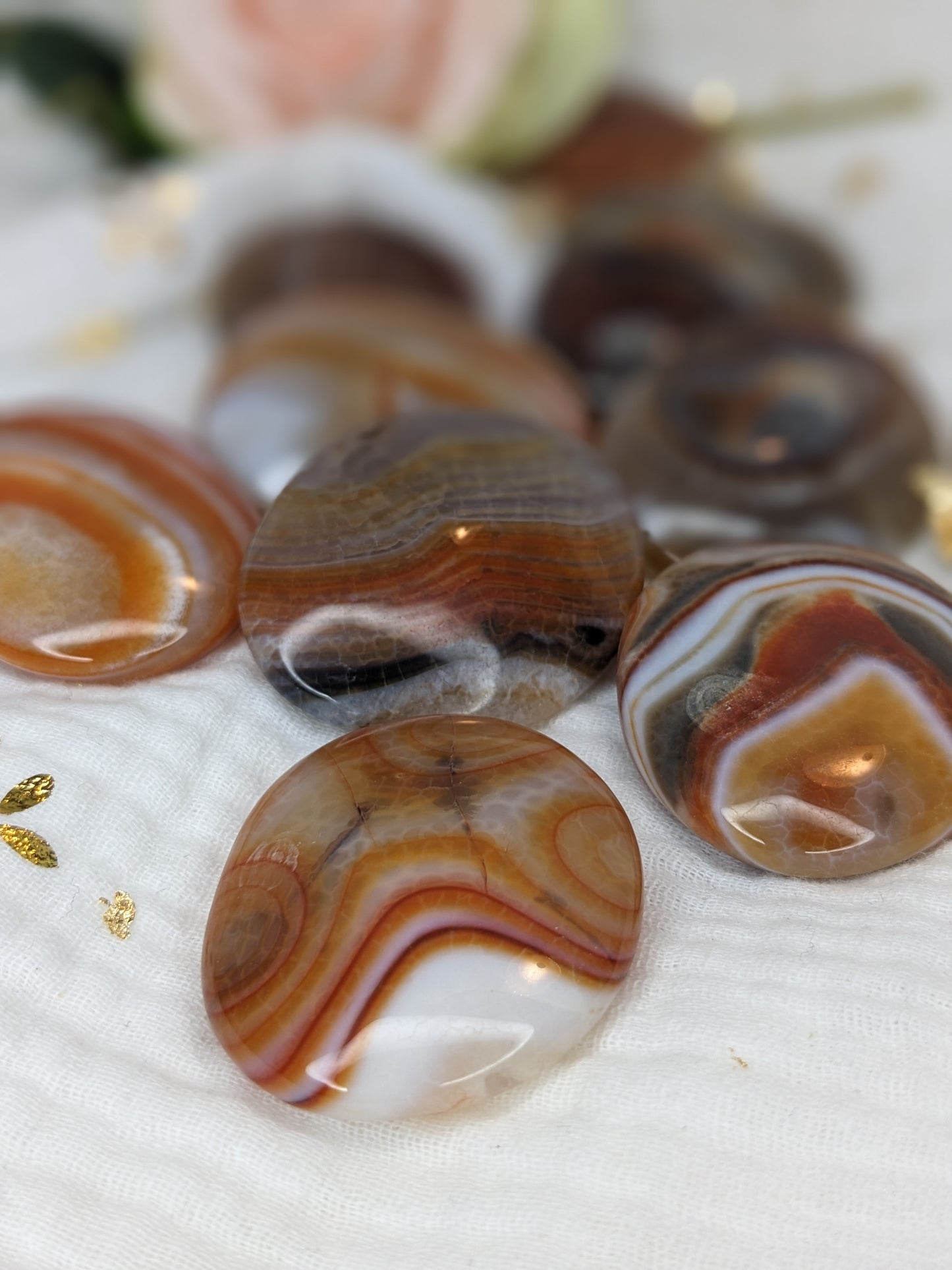 Galet agate feu 🔥