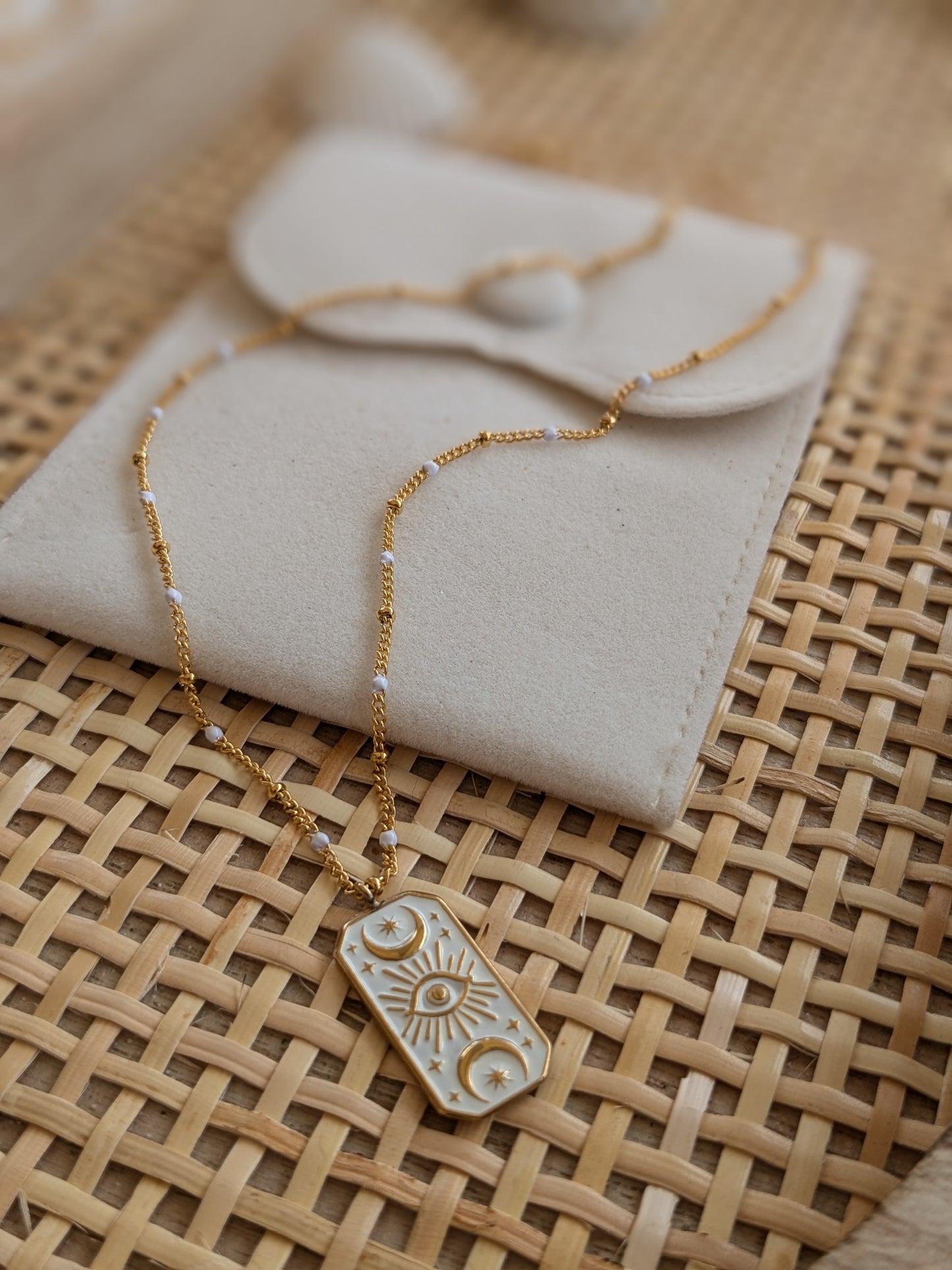 Collier plaquette 🌛🧿🌜