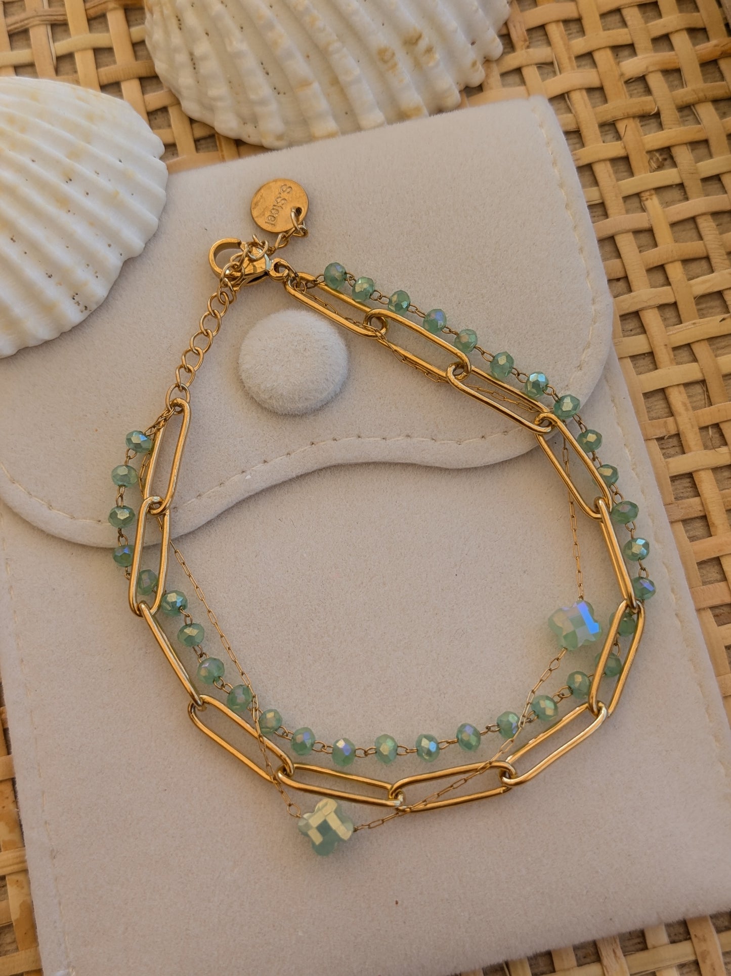 Bracelet collection SunSet Lovers Vert clair đź’š