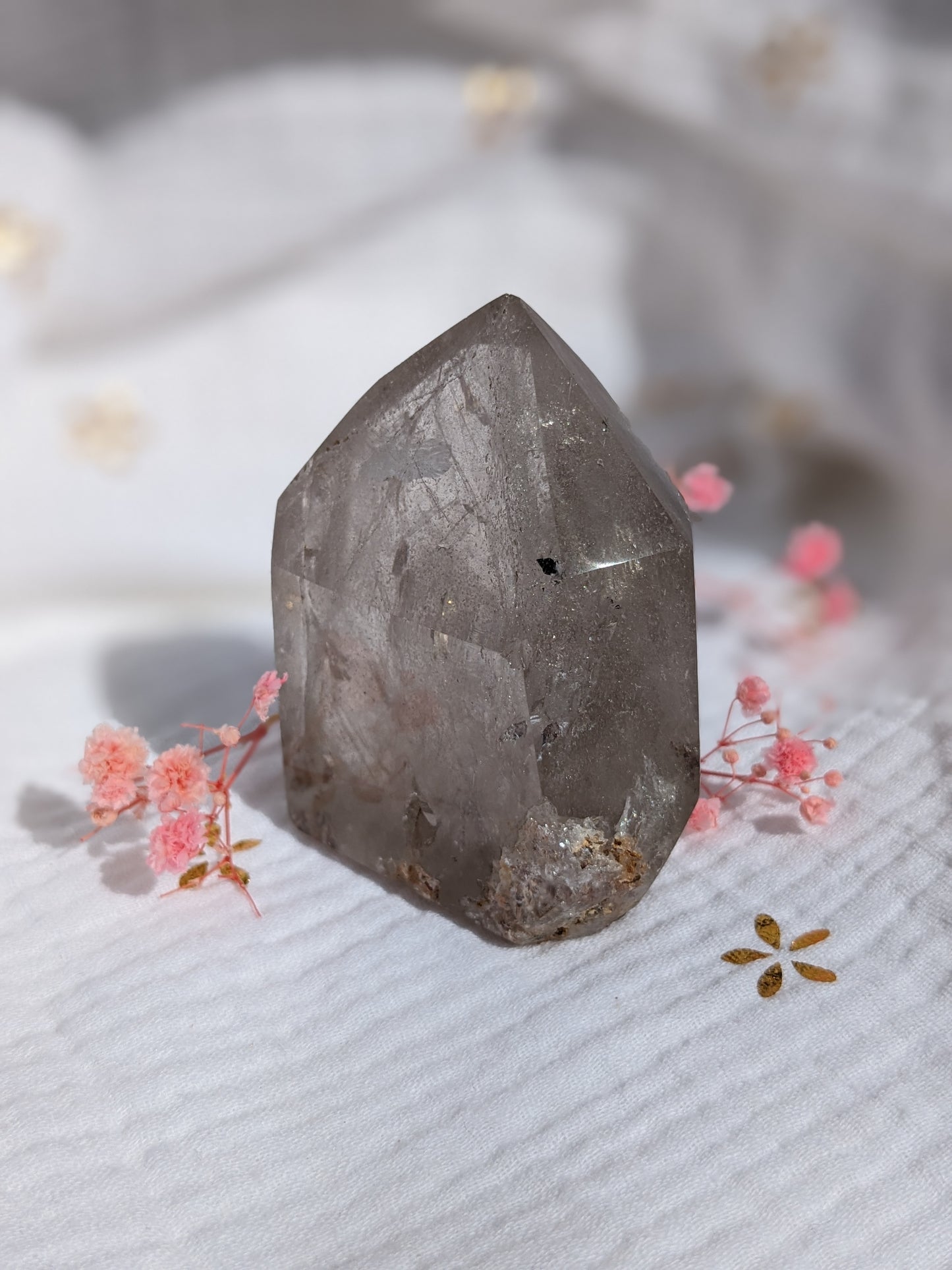 Obélisque de Quartz fumé